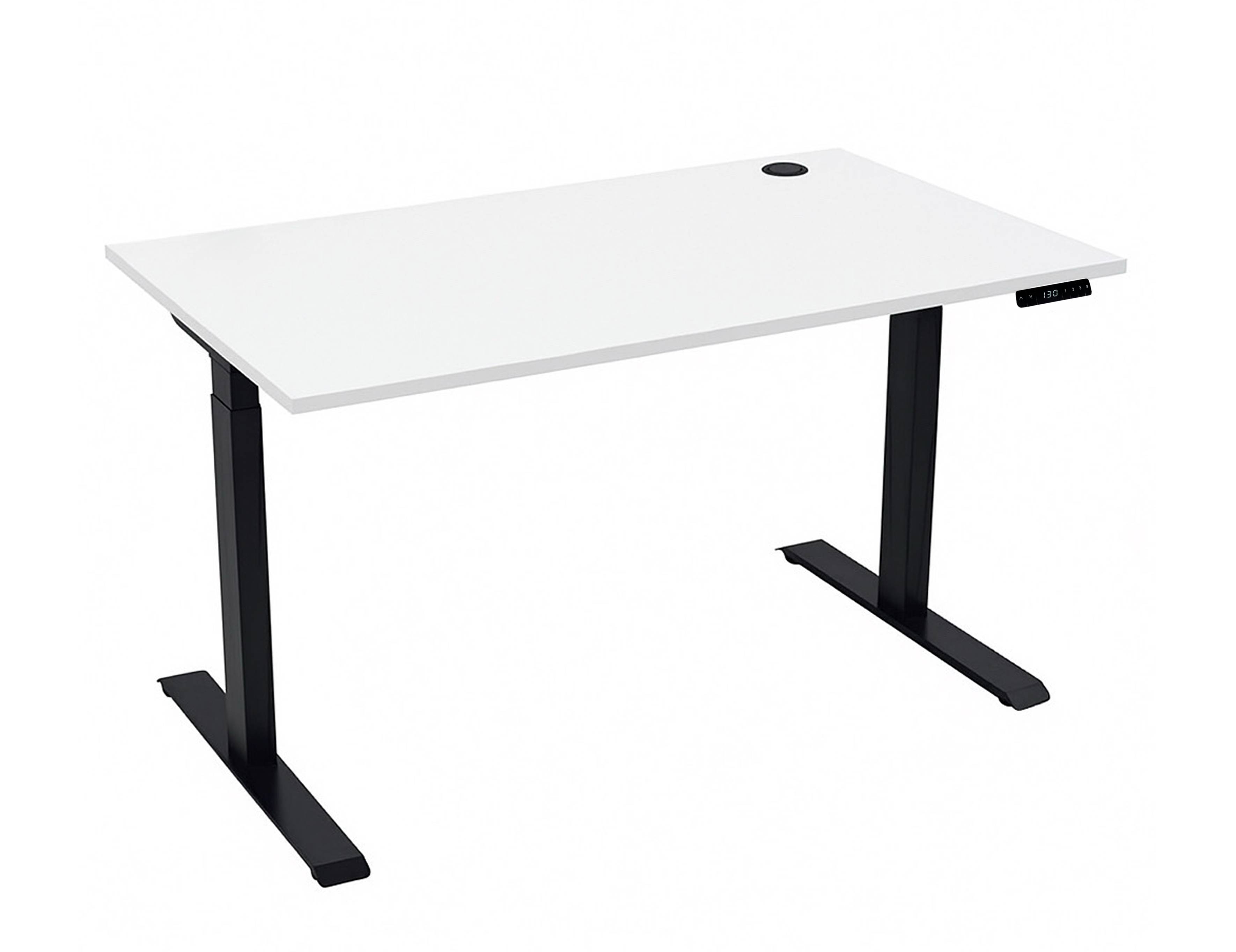 Стіл з електричним регулюванням, двомоторний 3-ступеневий, з однією заглушкою, АЛМАНТ, 1400х700х638-1288 мм.